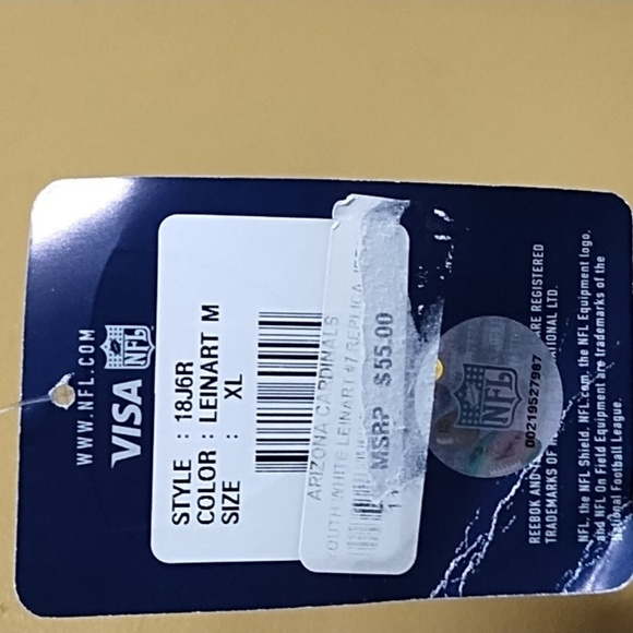 Authentic NFL jersey number 7 Leinart - Picture 2 of 4